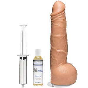 Пишкаща отливка "TITANMEN PISS OFF VANILLA" 26 см. с Vac U Lock